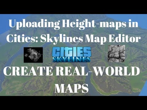 cities skylines real world maps